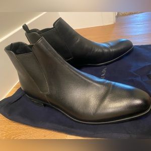 Men’s Black Prada Chelsea Boots